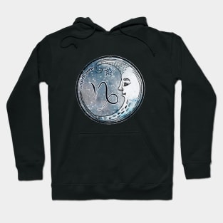 Capricorn Moon Sign Astrology Zodiac Symbol Gift Hoodie